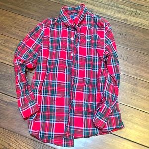 Vineyard Vines Holiday Button-Down Youth Small EUC